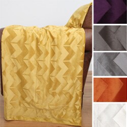 Chevron Brushed Microplush 50 x 60 Throw
