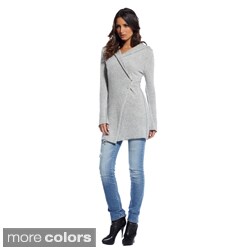 Elan Women's Hooded Cardigan with Pin