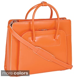 McKlein Women's River Forest Leather 15.4-inch Laptop Briefcase
