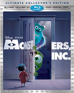Monsters, Inc. 3D Ultimate Collector's Edition (Blu-ray 3D / Blu-ray / DVD)