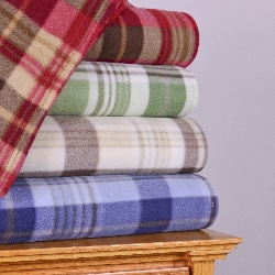 Cozy Nights Plaid Fleece Blanket