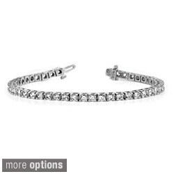 14k Gold 8ct TDW Diamond Tennis Bracelet