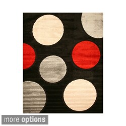 Paris Shaggy Black Rug