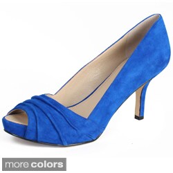 Andrew Stevens Women's 'Carina' Peep Toe Pumps