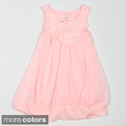 Paulinie Collection Girl's Chiffon Bubble Dress