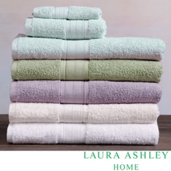 Laura Ashley Cotton Solid 6-piece Towel Set