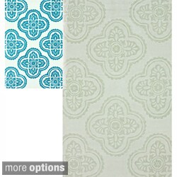 Rug Collective Handmade Medallion Cotton Rug (7'6 x 9'6)