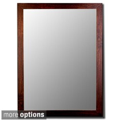 Distressed Walnut Mirror