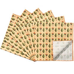 Rose Tree Market Stripe Print Napkins (Set of 6)