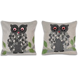 Fenton Owl 16-inch Decorative Pillow