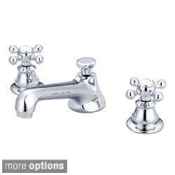 Water Creation American 20th Century Classic Widespread Lavatory Faucet With Pop-Up Drain