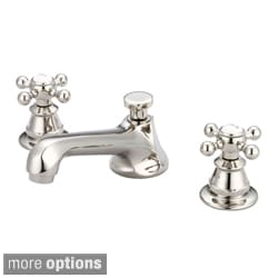 Water Creation American 20th Century Classic Widespread Lavatory Faucet With Pop-Up Drain