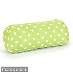 Small Polka Dot Round Bolster Pillow