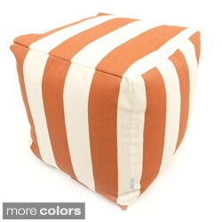 Majestic Home Goods Vertical Stripe Small Cube Pillow