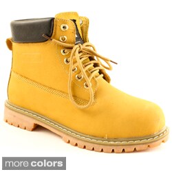 Zotas Men's Leatherette Lace-up Boots