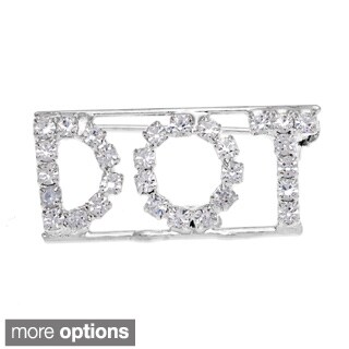 Detti Originals 'D Collection' Crystal Name Pin
