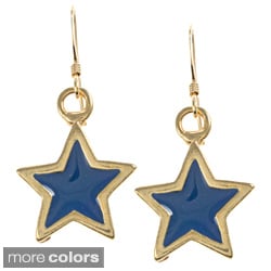 Kenneth Jay Lane Star Dangle Earrings