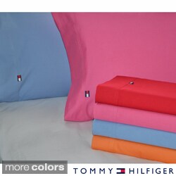 Tommy Hilfiger Solid Sheet Sets