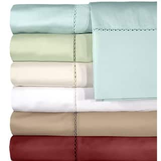 Grand Luxe Egyptian Cotton Bellisimo 500 Thread Count Deep Pocket Sheet Separates or Pillowcase Pair Separates-Image