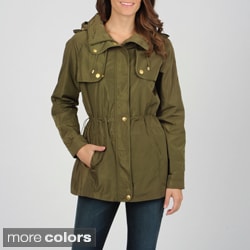 Utex Women's Water-Resistant Hooded Anorak