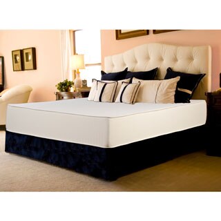 Select Luxury Reversible Medium Firm 10-inch Full-size Foam Mattress with EZ Fit Foundation-Image