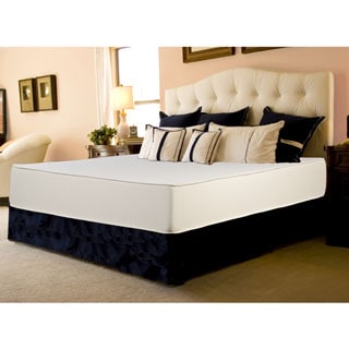 Select Luxury Reversible Medium Firm 10-inch Queen-size Foam Mattress with EZ Fit Foundation-Image