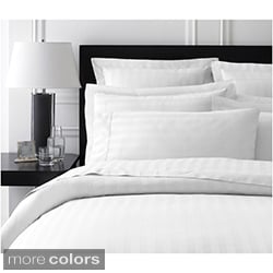 Damask Stripe Rayon from Bamboo/ Organic Cotton 400 Thread Count Pillowcases (Set of 2)