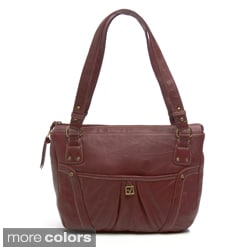 Stone Mountain Dallas East/ West Leather Tote Bag
