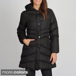 Mackintosh Women's Hooded Water Resistant Down-filled Coat