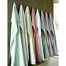 Luxury Turkish 650 GSM Cotton Striped Collection 6-piece Towel Set