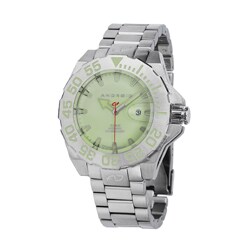 Android Men's 'Divemaster Silverjet 500 Automatic' Green Watch