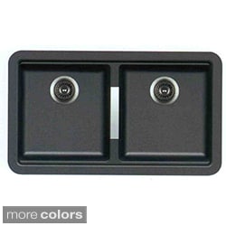 Ukinox Granite 50/50 Double-bowl Undermount Sink