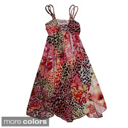 Paulinie Collection Girls Animal Print Dress