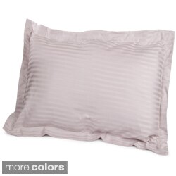 Egyptian Cotton 650 Thread Count Stripe Pillow Shams (Set of 2)
