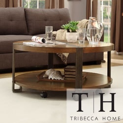 TRIBECCA HOME Lawson Round Cocktail Table
