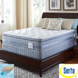 Serta Perfect Sleeper Majestic Retreat Super Pillowtop King-size Mattress and Foundation Set