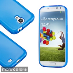 Gearonic Samsung Galaxy S4 Glossy Matte TPU Gel Soft Transparent Back Cover