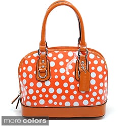 Dasein Petite Polka-dot Fashion Satchel
