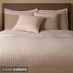 Essex 100-percent Cotton Quilted-square 3-piece Design Quilt Set