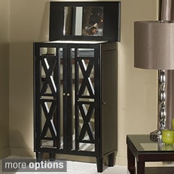 Decorative Front 3-Drawer Free Standing Jewelry Armoire