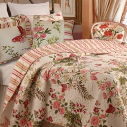 Butterflies Bonus 5-piece Quilt Set