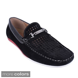J's Awake Men's 'Frank-39' Perforated Loafer Shoes