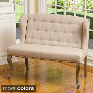 Buy Cheap Christopher Knight Home Adrianna Wingback Button-tufted Fabric Loveseat