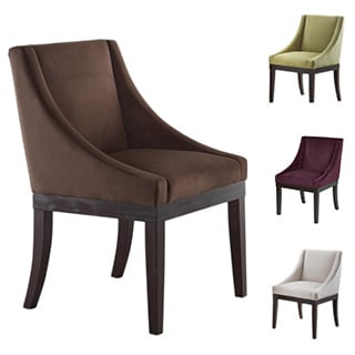 Monarch Velvet Solid Wood Legs Wingback Chair