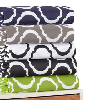 Luxor Treasures Cotton Blend Scroll Park Sheet Set