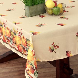 Great Prices Harvest Blessings Textured Tablecloth