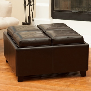 Online Specials  Christopher Knight Home Rubik Tray Top Storage Ottoman