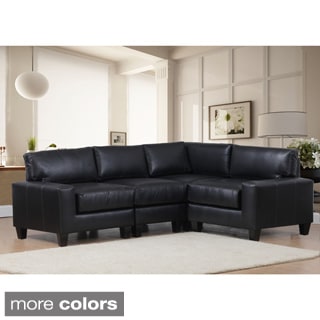 Lasalle Bonded Leather Four-piece Sectional