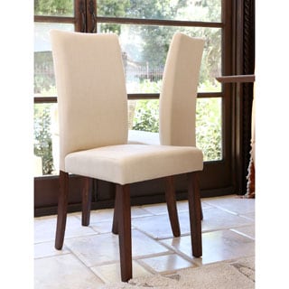 ABBYSON LIVING Leonis Fabric Dining Chair (Set of 2)