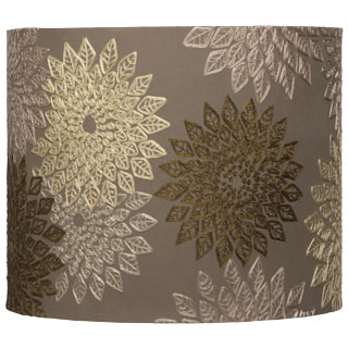 ( ._.) Masai Chocolate Chandelier Drum Shade (India)